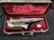 Original Silver Plated King Voll-True II Alto Sax - Beautiful Horn! - Serial # 156177